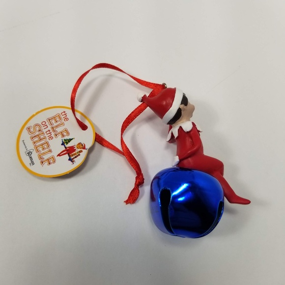 Elf of the Shelf Mini Xmas Ornament Blue Jingle - Picture 2 of 4
